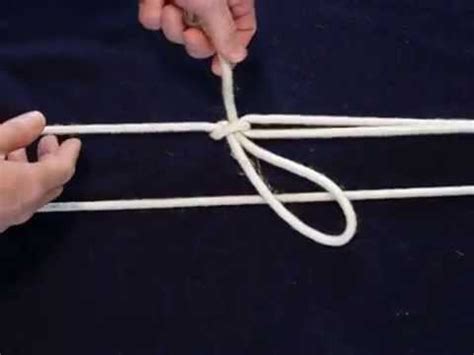 Quick-release tension knot - YouTube