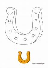 Horseshoe Coloring Pages  2 Free Sheets 2021 sketch template