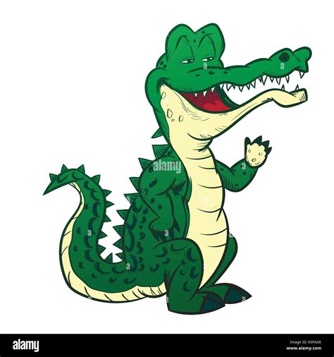 Cartoon alligator hi-res stock photography and images - Alamy