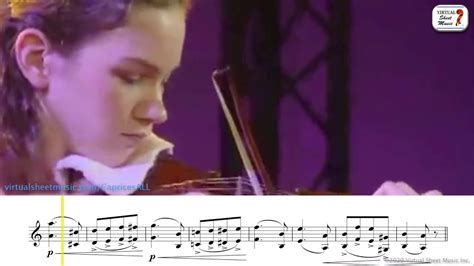 Hilary Hahn - Paganini - Caprice 24 - Sheet Music Play Along Chords ...