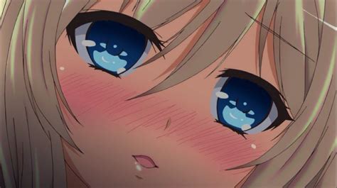 cute face...blue eyes....blush....O///O | Anime, Cute faces, Cute