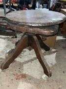 Stool On Wheels, Turn Top, Toy Wooden Car, Misc - Baer Auctioneers - Realty, LLC