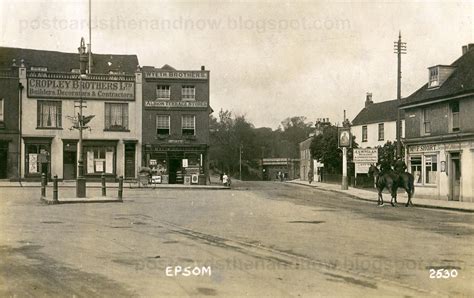 Postcards Then and Now: Epsom, Surrey, c1914