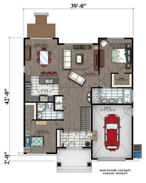 1300 Sq Ft House Plans 2 Story / House Plans From 1200 To 1300 Square ...