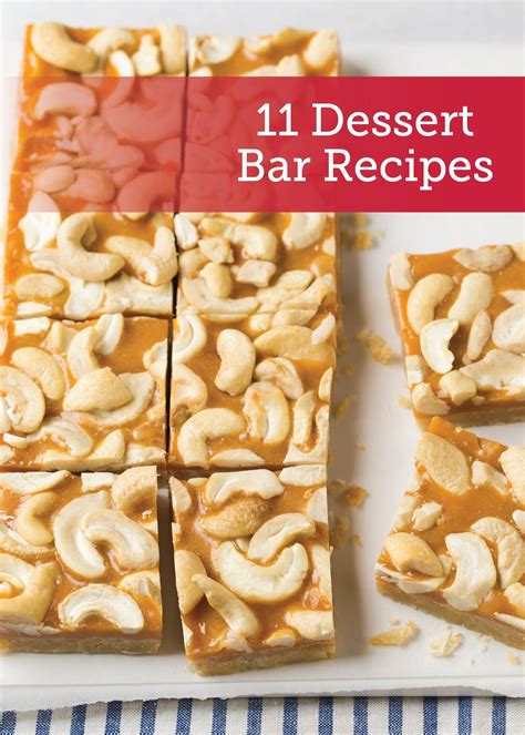 Delicious Dessert Bar Recipes