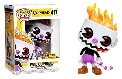 Funko Cuphead POP Games Evil Cuphead Exclusive Vinyl Figure 417 - ToyWiz