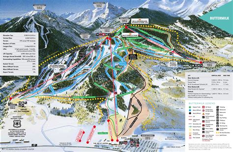 Colorado Ski Maps | Buttermilk Resort Trail Map