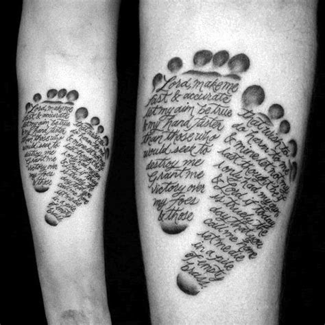 Unique Variations of the Footprint Tattoo - TattoosWin