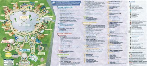 2022 EPCOT Map – Walt Disney World - WDW Magazine