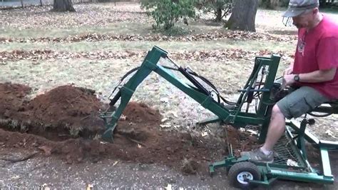 New Tow-able backhoe trenching . - YouTube