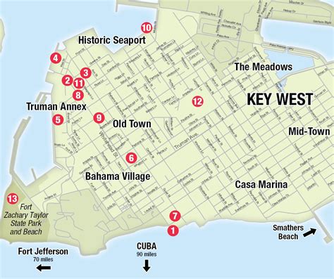 Old Town Key West Map - Maping Resources