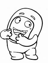 Oddbods coloring Pages sketch template