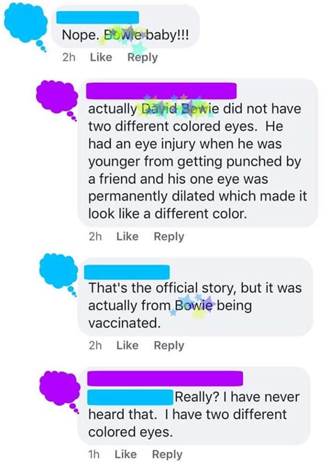 David Bowie eyes = vaccine injury : r/vaxxhappened