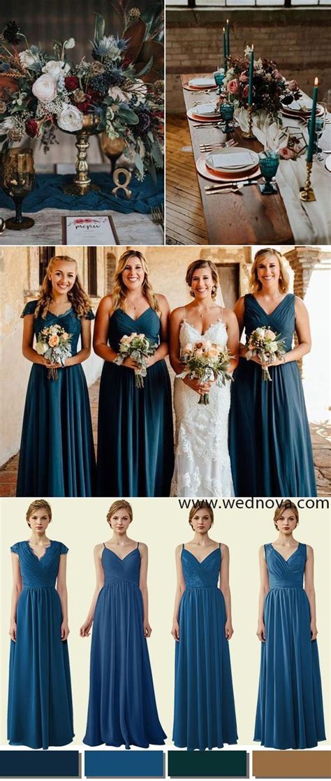 Ink blue wedding ideas & inspirations | Bridesmaid dresses, Wedding colors, Bridesmaid dresses ...