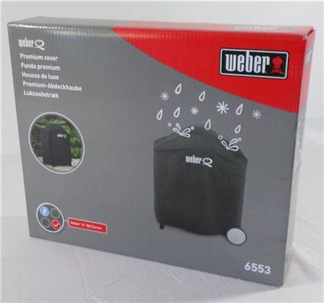 Weber Q300, Q320 & Q3200 Grill Parts: Weber 6553 - Weber Q300 Premium Grill Cover PART NO LONGER ...