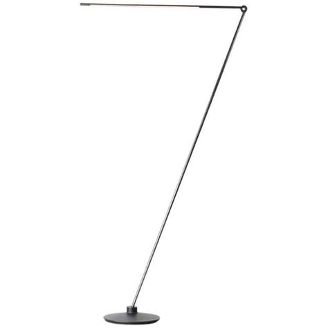 Thin Contemporary Dimmable LED Adjustable Floor Lamp in Black Oxide For ...