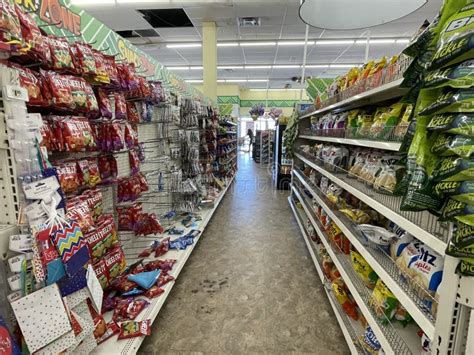 Dollar Tree Retail Store Interior Candy and Snack Aisle Editorial Stock ...