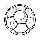 Soccer Ball Coloring Page Pages For Kids A 2 Outline Sketch Drawing  sketch template
