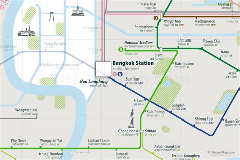 Bangkok Airport Rail Map