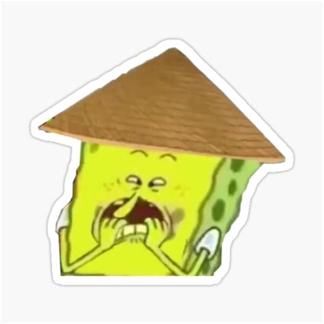 "Chinese SpongeBob Meme " Sticker for Sale by BuyFromHere | Redbubble