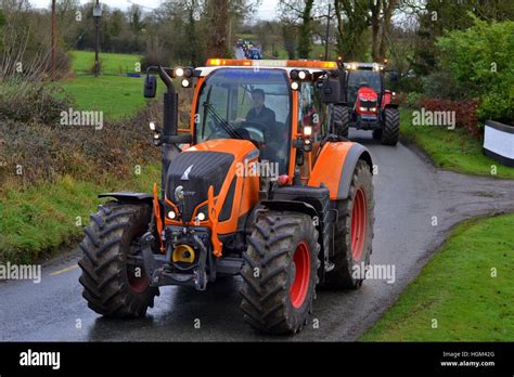 tractor run Ireland Stock Photo - Alamy