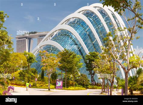 Cloud Forest conservatory. Gardens by the Bay. Singapore, Asia Stock Photo - Alamy