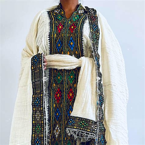 Ethiopian Axum Dress, Habesha Kemis, Traditional Women's Clothes | eBay