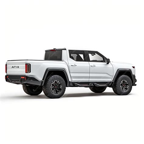 Premium AI Image | Isolated of Atlis Xt Electric Pickup Truck 2023 Model Crew Cab With Slid on ...