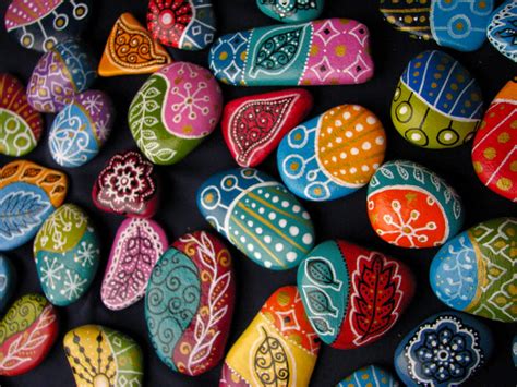 rock painting ideas for home decor ~ Art Craft Gift Ideas