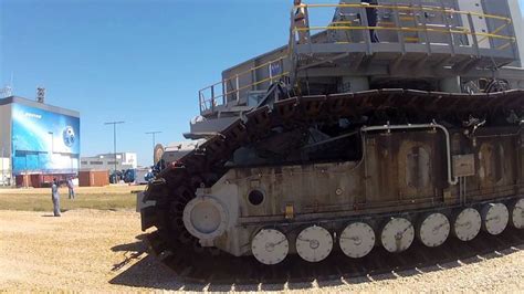 NASA's refurbished Crawler that delivers rockets to the NASA launch pad ...