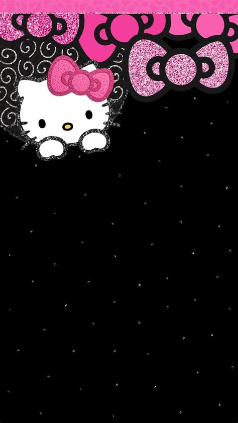 Black Hello Kitty Wallpapers - Top Free Black Hello Kitty Backgrounds ...