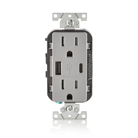 Electrical Outlets Receptacles Type A & C USB Port Charger Tamper ...