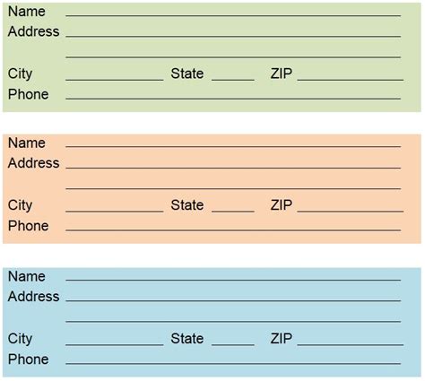 Free Address Book Template (Excel, Word, PDF) - Excel TMP