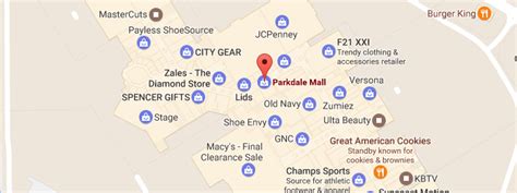 Great Lakes Mall Map