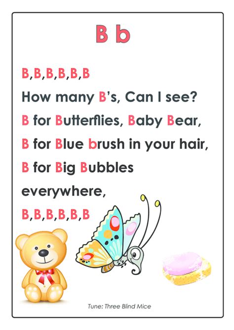 ABC Songs – Letter B - KidsPressMagazine.com