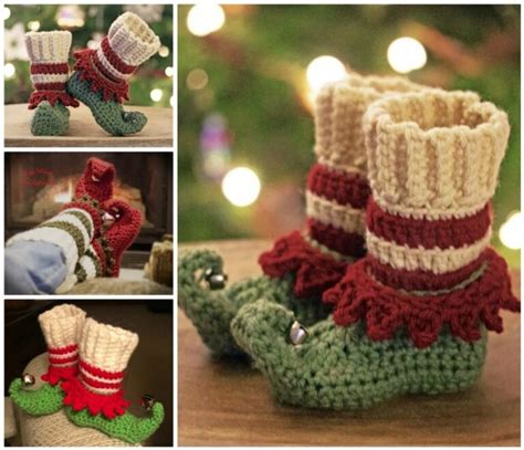 Adorable Crochet Elf Slippers | Home Design, Garden & Architecture Blog ...