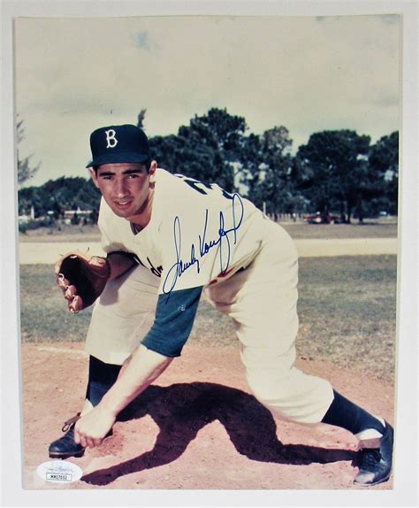 Lot Detail - Sandy Koufax Signed Brooklyn Dodgers 8x10 - JSA