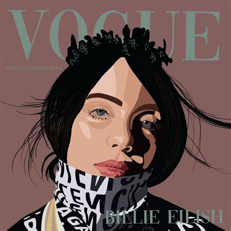 Billie Eilish Vogue Cover - Etsy