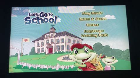 LeapFrog: Let’s Go To School 2009 DVD Menu Walkthrough - YouTube