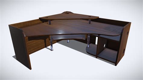 Low poly computer table (1) - Download Free 3D model by Nortenko Dmytro (@leondp) [47799f3 ...