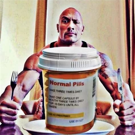 The Rock's Normal Pills | The Rock's Pancakes | Know Your Meme