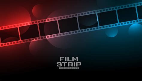 Free Vector | Film strip with light effect cinema background