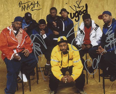 Wu-Tang Clan 8x10 Photo Signed by (7) With RZA, GZA, Inspectah Deck, Method Man, Raekwon (JSA ...