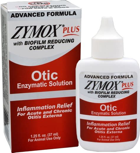 Zymox Otic PLUS (UK SELLER) Enzymatic Solution 1% Hydrocotisone Dogs ...