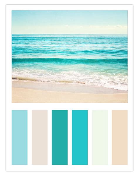 Turquoise Beach Color Scheme | Beach color schemes, Beach color ...