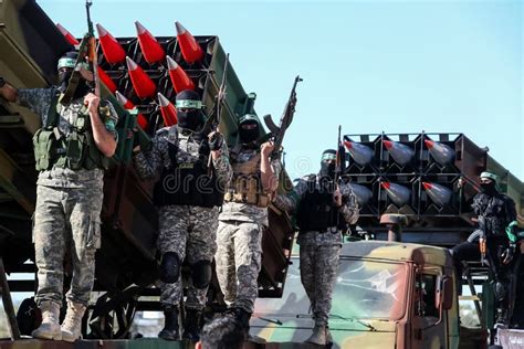 Members of the Ezz-Al Din Al-Qassam Brigades, the Armed Wing of the ...