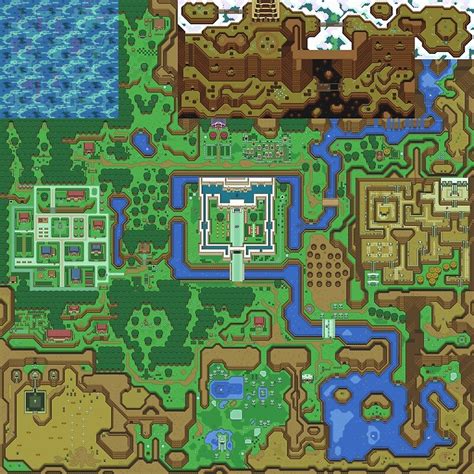 "The Legend of Zelda: A Link to the Past Map" Posters by navigata | Redbubble