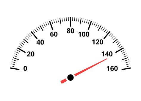 Speedometer vector isolated on white background 16730187 Vector Art at Vecteezy