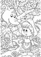 Coloring Pages Little Red Riding Hood sketch template