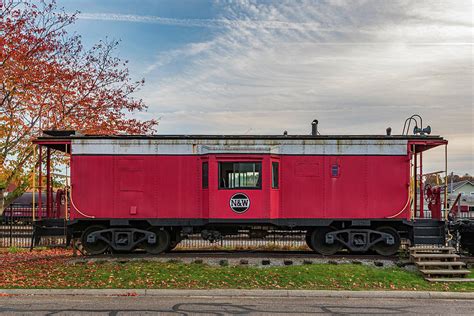 N and W Caboose at Dennison Railroad Depot Museum Photograph by Jackie Nix - Pixels